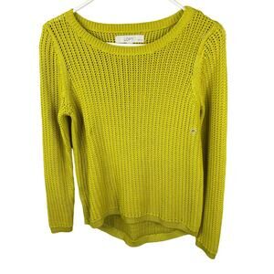 NEW Ann Taylor LOFT yellow knit sweater